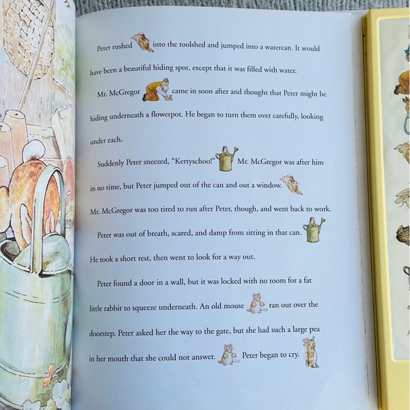 The Tale of Peter Rabbit and Benjamin Bunny Play-a-Sound Hardcover Picture Book - Picture 6 of 8